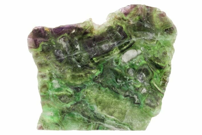 Colorful Polished Fluorite Slab - China #367880